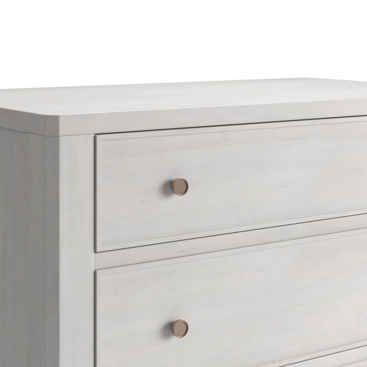 Mezzanine 3 Drawer Nightstand - Dove Grey