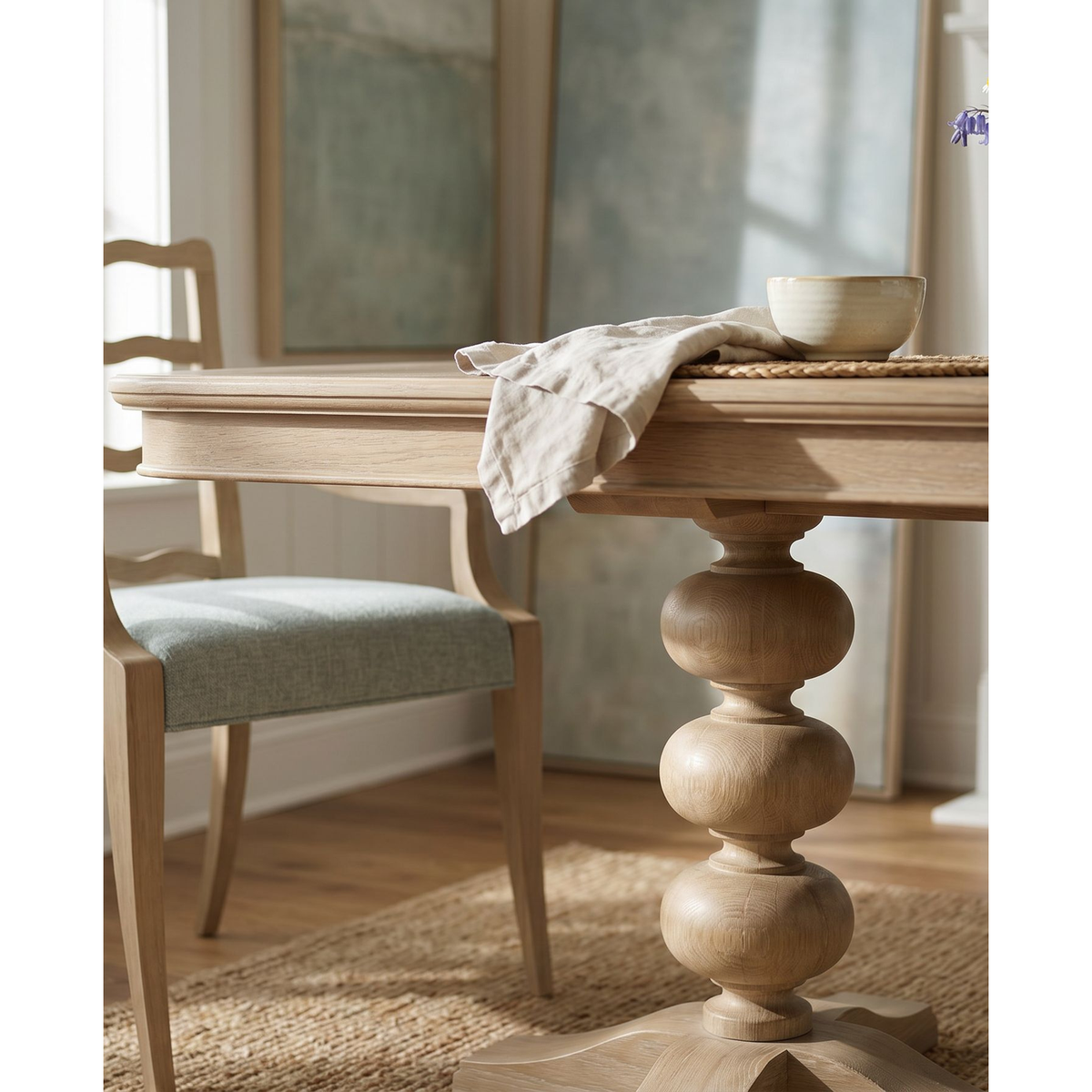 Haven Ladderback Arm Chair - Sun Oak