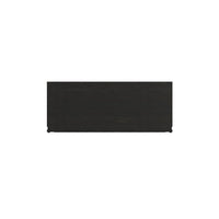 Atrium Three-Drawer Chest - hand rubbed black with undertones of brown