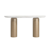 Verge Console Table - Bronze Metallic