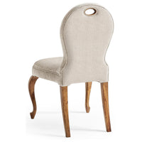 Additional view of Orsman Dining Side Chair in beige and warm medium brown.
