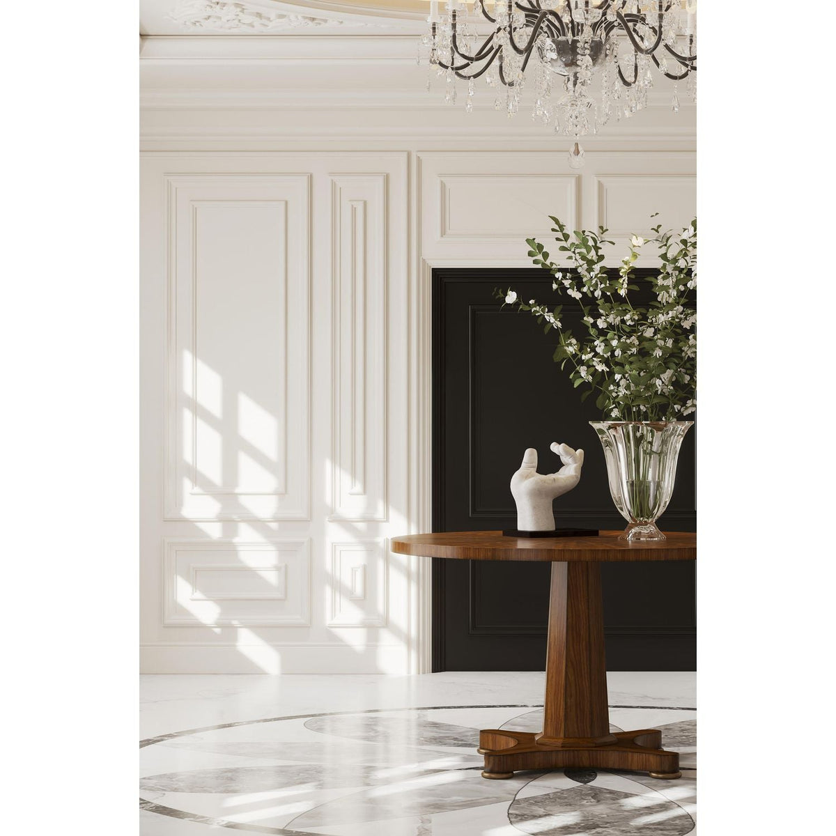Eave Round Dining Table - Hazelnut