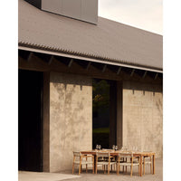 Jack Woven Outdoor Dining Chair - lifestyle