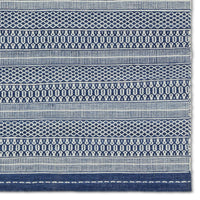 Outdoor Rugs Radcliffe Handmade Striped Navy/Cream Area Rug (2'X3')