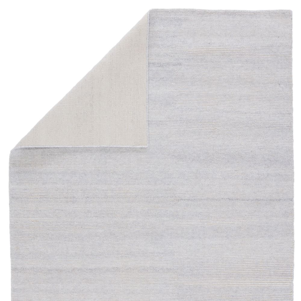 Additional view of Henshaw Solid Silver/ Gray Area Rug (7'10"X10'10") in light gray and silver.