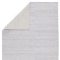 Additional view of Henshaw Solid Silver/ Gray Area Rug (7'10"X10'10") in light gray and silver.
