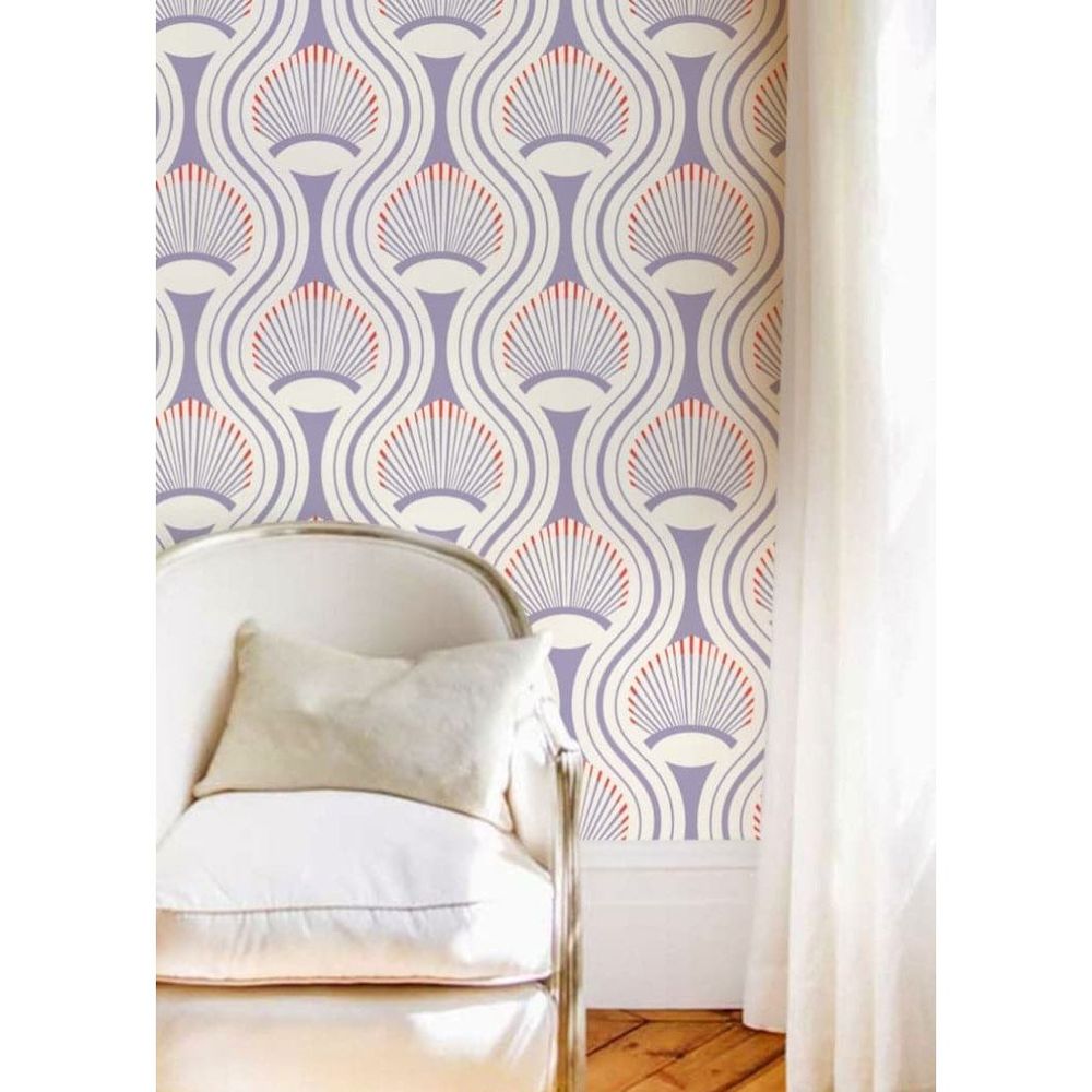 Riviere Wallpaper-Mitchell Black-MITCHB-WCCE6-BL-PM-10-Wall DecorPatterns Black-Premium Matte Paper-10-France and Son