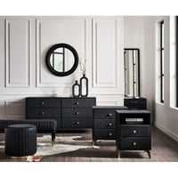 Stanford End-Of-Day Bench - Black