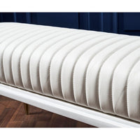 Stanford End-Of-Day Bench - White