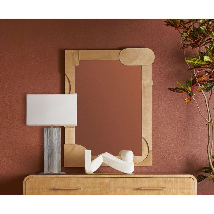 Alternate view of Simon Table Lamp, featuring nickel-plated, metal, brass, and a table lamp base.