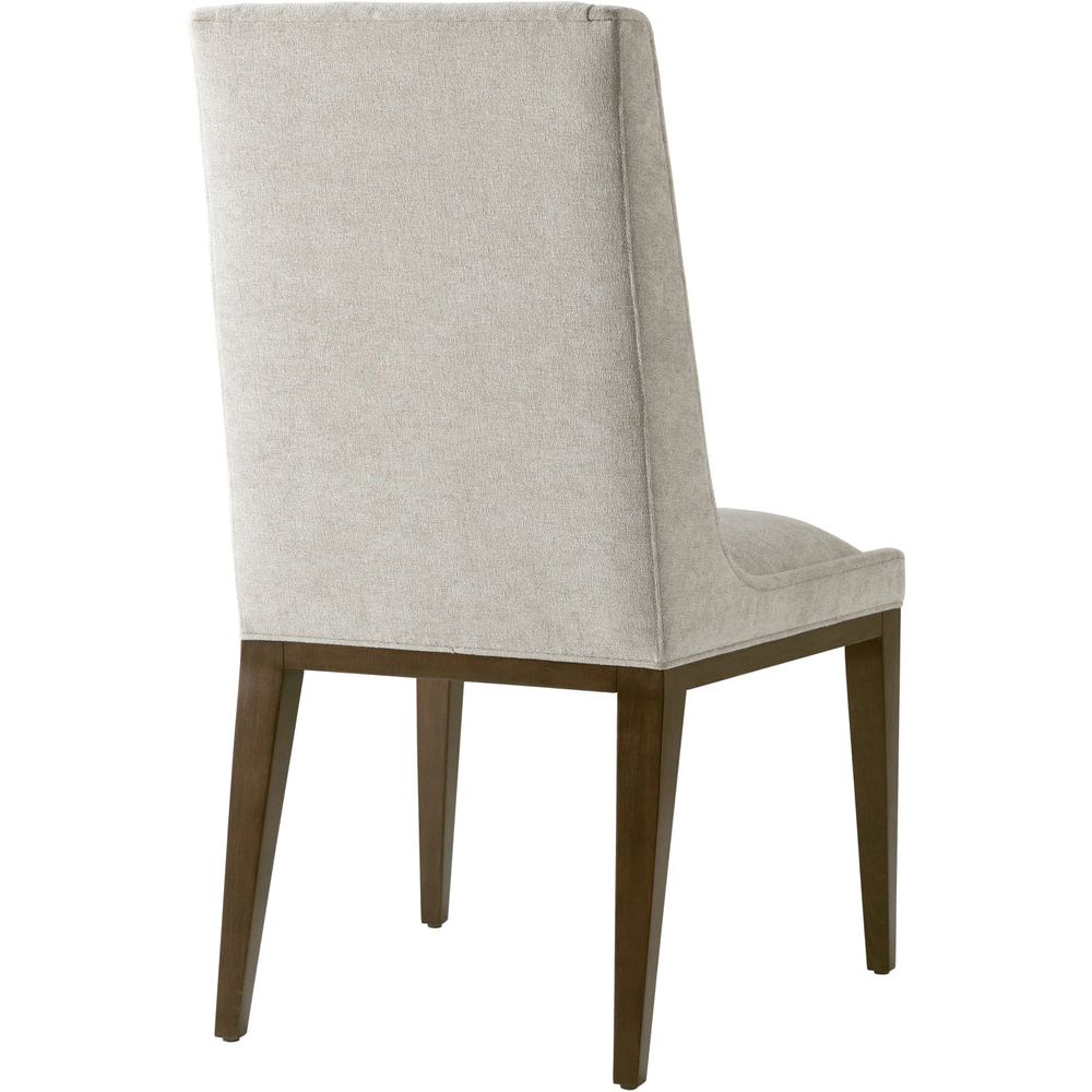 Alternate view of Lido Upholstered Dining Side Chair, featuring upholstery fabric, solid wood, and armless side chair.