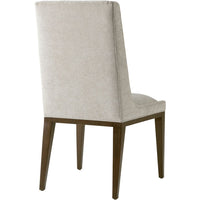 Alternate view of Lido Upholstered Dining Side Chair, featuring upholstery fabric, solid wood, and armless side chair.