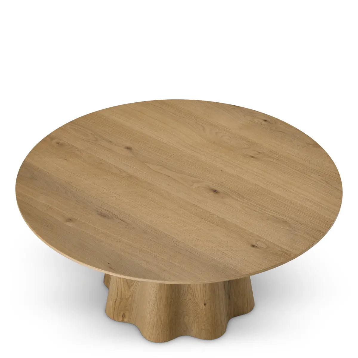 Alternate view of Coffee Table Papyrus Warm Oak Veneer in warm light oak and natural beige-tan.