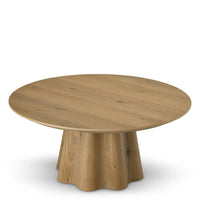 Additional view of Coffee Table Papyrus Warm Oak Veneer in warm light oak and natural beige-tan.