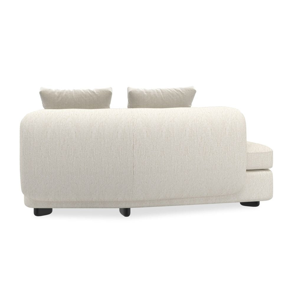 Sectionals: Parts Glow Laf Chaise - Black