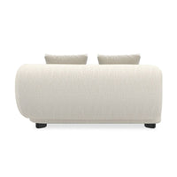 Sectionals: Parts Glow Raf Loveseat - Black