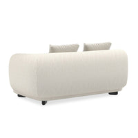 Sectionals: Parts Glow Raf Loveseat - Black