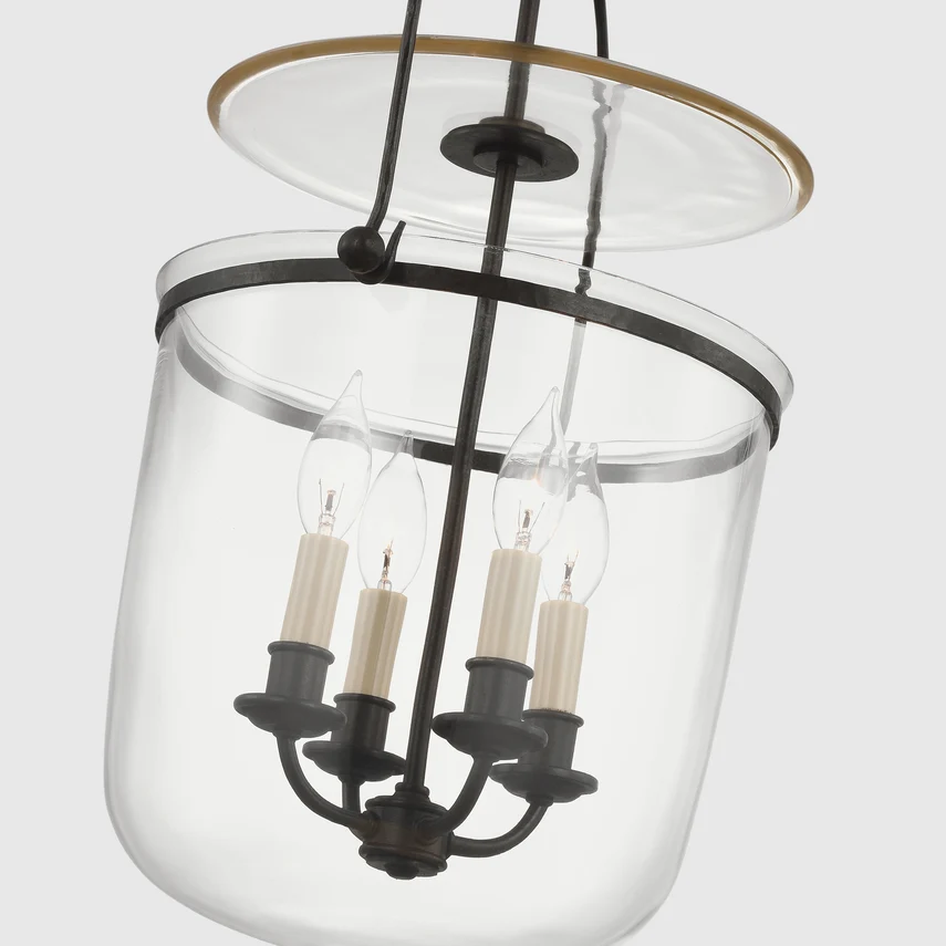 Pendants Milford Small Smoke Bell Lantern