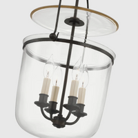 Pendants Milford Small Smoke Bell Lantern
