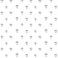 Fleur Wallpaper-Mitchell Black-MITCHB-WC413-BL-PM-10-Wall DecorPatterns Stamp Black-Premium Matte Paper-3-France and Son