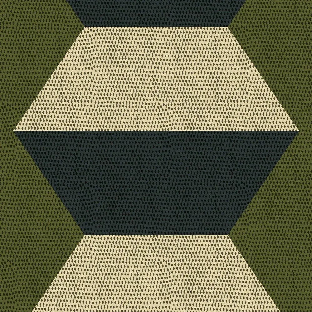 Infinity Blocks Wallpaper-Mitchell Black-MITCHB-WC419-OT-PM-10-Wall PaperPatterns Olive Taupe-Premium Matte Paper-5-France and Son