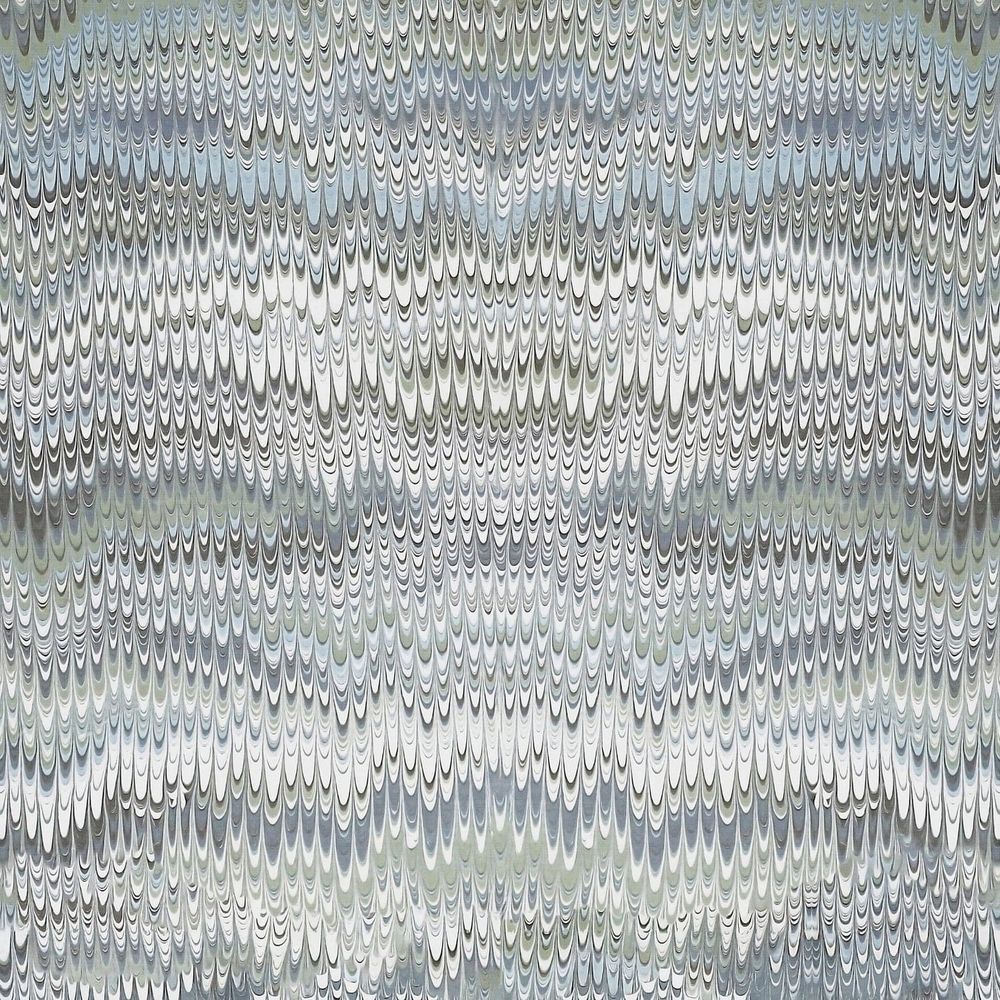 Stonewashed Wallpaper, shown in blue-gray and soft white with paper and wall-covering sheet.