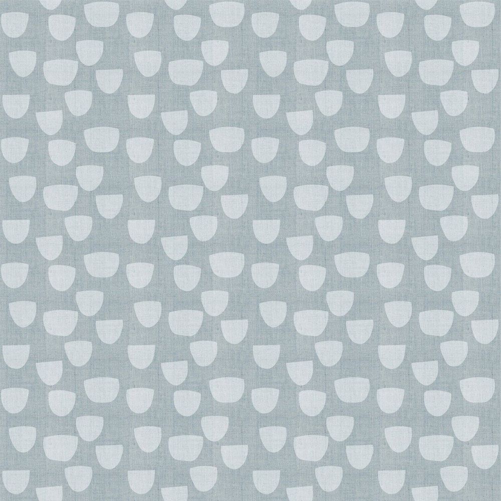 Paper Cups Wallpaper-Mitchell Black-MITCHB-WCB509-B-PM-10-Wall DecorPatterns Pewter Blue-Premium Matte Paper-1-France and Son