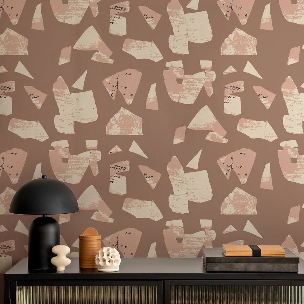 Alternate view of Bo-Kaap Curb Wallpaper, featuring matte finish, paper, and wall-covering sheet goods.