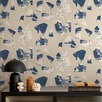 Additional view of Bo-Kaap Curb Wallpaper, featuring matte finish, paper, and wall-covering sheet goods.