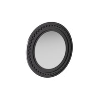 Additional view of Ximena Mirror in black and charcoal, featuring matte finish and wall-mounted mirror.