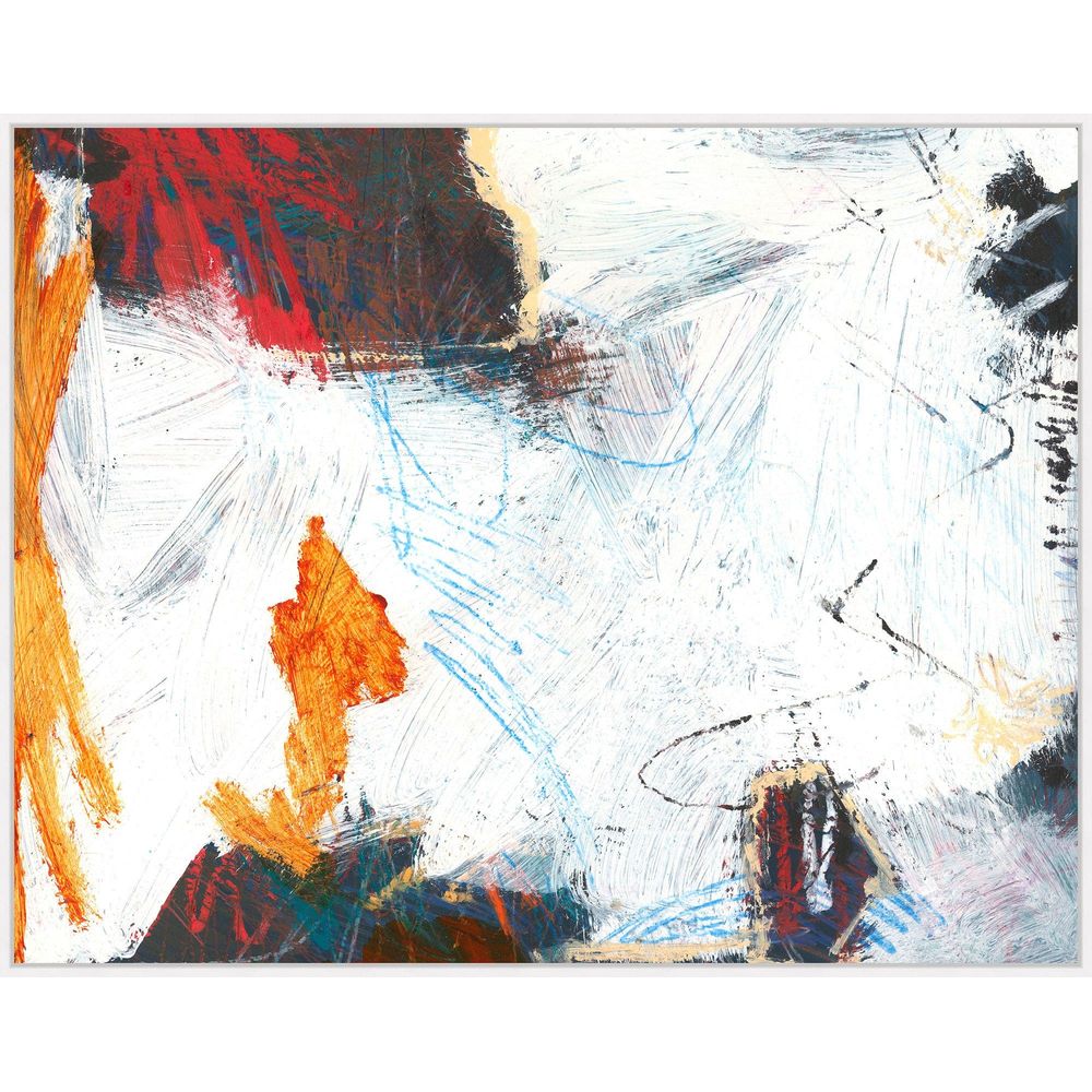Dream in Disorder 2, shown in white and red with canvas, acrylic or oil paint, and wall-hanging artwork.