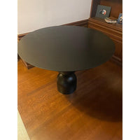 Wanda Dining Table - Black Steel-Noir-NOIR-GTAB553MTB-Dining Tables-6-France and Son