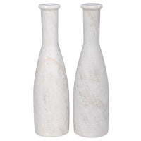 Alternate view of Moris Decorative Candle Holder, Set of 2, Black in charcoal black and white.