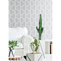 Alternate view of Zebra Wallpaper, featuring matte finish, wallpaper, paper, and a wall-covering surface.