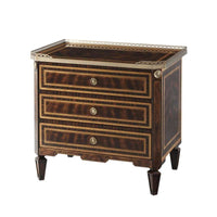Alternate view of Viscount's Nightstand in rich brown and dark mahogany brown.