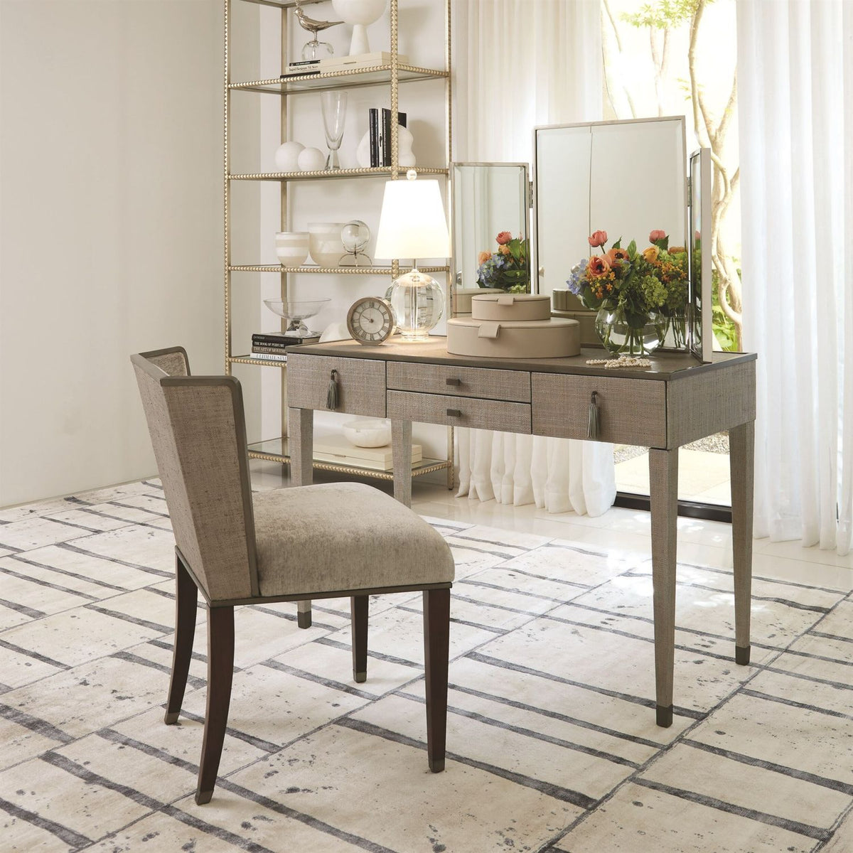 Alternate view of Genome Rug, featuring hand-knotted texture finish, wool, natural fiber, and soft textile floor covering.