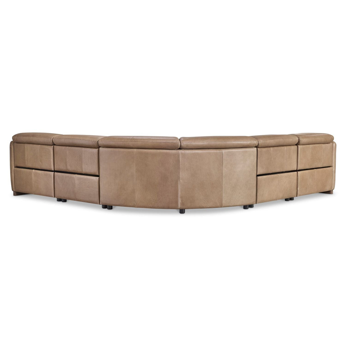 Alta 5-Piece Leather Power Motion Sectional Recliner