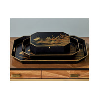 Serveware: Trays Glasshouse Tole Tray Set of 2