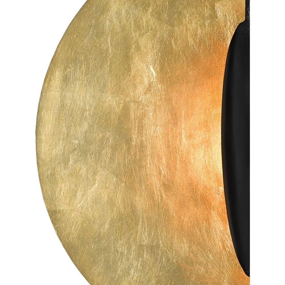 Alternate view of Pinders Gold Wall Sconce, featuring metal and wall-mounting hardware.
