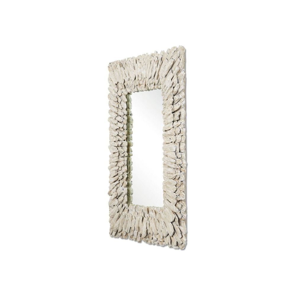 Wall Mirrors Beachhead Whitewash Rectangular Mirror
