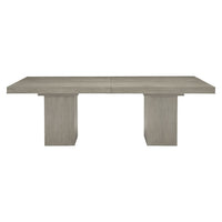 Linea 9-Piece Dining Set in Cerused Greige Dining Table