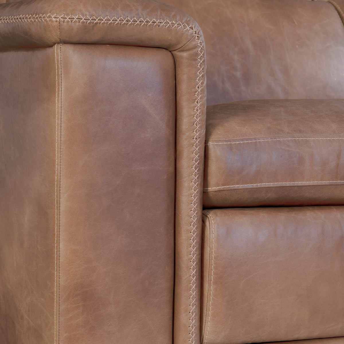 Lioni Leather 4-Piece Power Motion Sectional Recliner