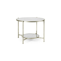 Églomisé Iron Centre Table-Jonathan Charles-JCHARLES-494104-G-Dining TablesGold Leaf-4-France and Son