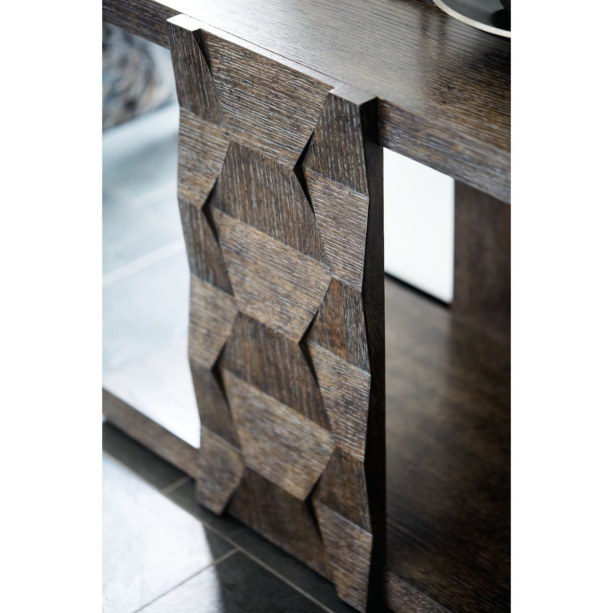 Linea Open Base End Table