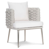 Santa Cruz Outdoor Arm Chair in Nordic Grey