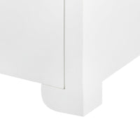 Elina 3-Drawer Side Table, Vanilla