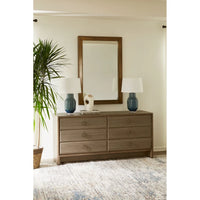 Ellen Large Mirror, Antique Brass