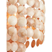 Alternate view of Buko Coco Cream Chandelier in cream and ivory.