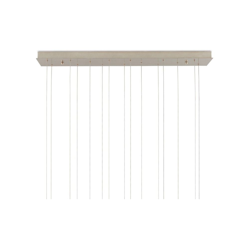 Pendants:Multi Piero White 15-Light Linear Multi-Drop Pendant