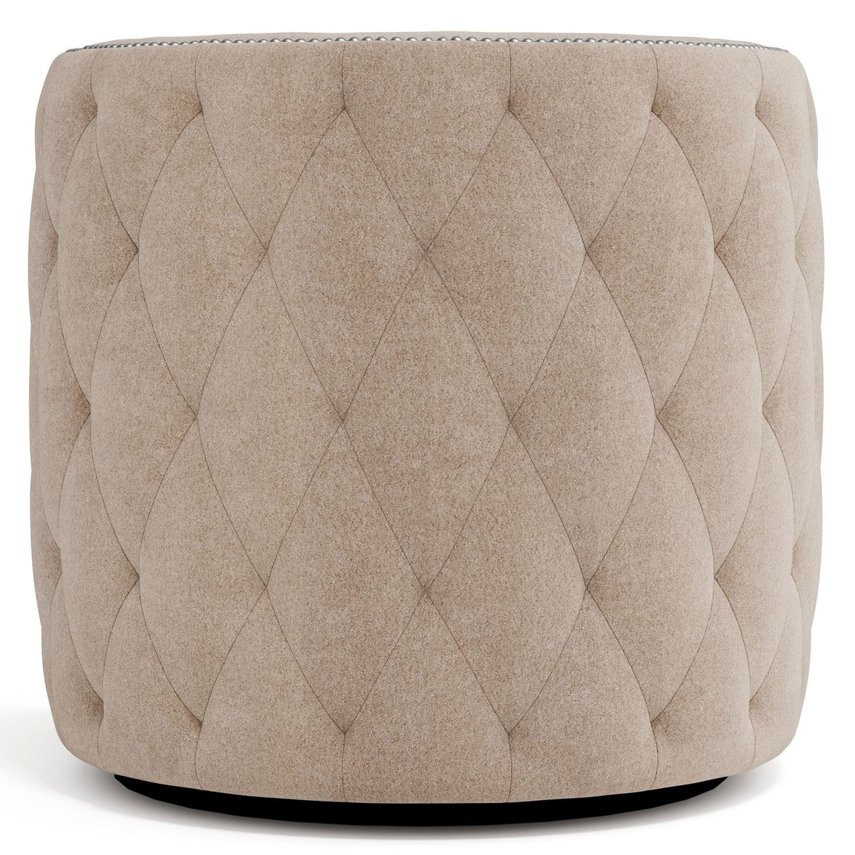 Palazzo Beige Fabric Swivel Chair